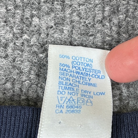 Vintage University of Arizona Sweatshirt Mens L Blue Crewneck Made in USA 90s - Picture 4 of 11